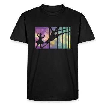Ballet Dancer Ballerina Dancing Ballet Mama - Men's Premium Organic T-Shirt - black - Front - Nico (187cm)