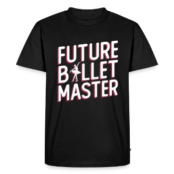 Futur maître de ballet - ballet danseur - T-shirt Premium bio Homme - noir - Devant - Nico (187cm)