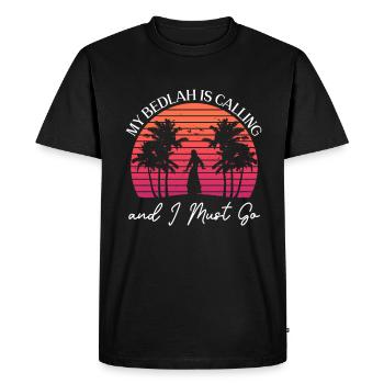 Danse du ventre Danseur du ventre Bedlah Dancer Cadeau - T-shirt Premium bio Homme - noir - Devant - Nico (187cm)