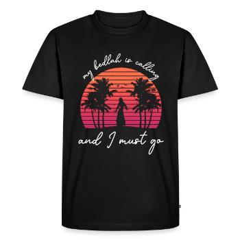Danse du ventre Danseur du ventre Bedlah Dancer Cadeau - T-shirt Premium bio Homme - noir - Devant - Nico (187cm)