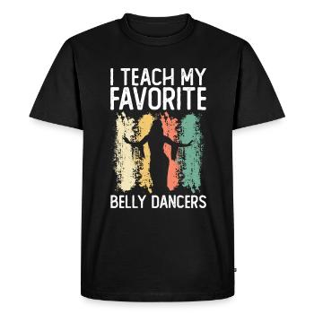 Danse du ventre Danseuse du ventre Professeur Danseur Cadeau - T-shirt Premium bio Homme - noir - Devant - Nico (187cm)