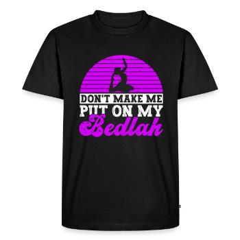 Danse du ventre Danseur du ventre Bedlah Dancer Cadeau - T-shirt Premium bio Homme - noir - Devant - Nico (187cm)