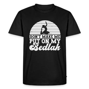 Danse du ventre Danseur du ventre Bedlah Dancer Cadeau - T-shirt Premium bio Homme - noir - Devant - Nico (187cm)