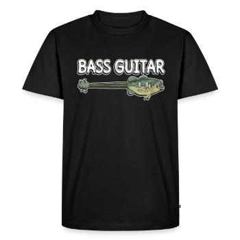 Guitare basse - Guitariste basse Basse - T-shirt Premium bio Homme - noir - Devant - Nico (187cm)