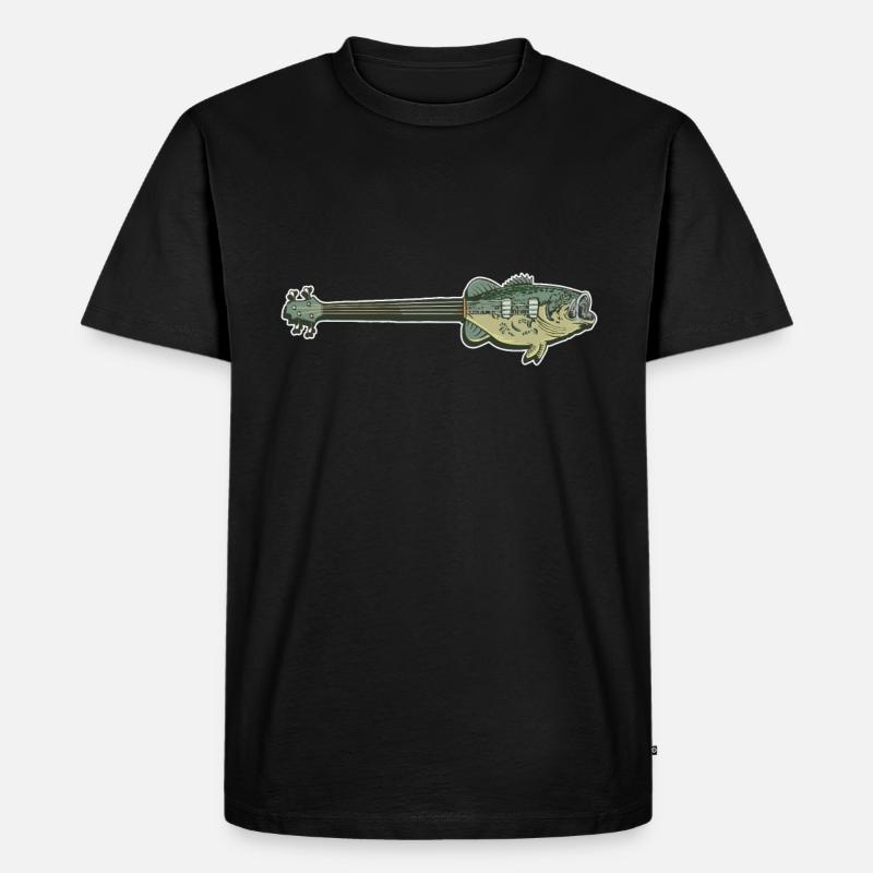 Guitare basse - Guitariste basse Basse - T-shirt Premium bio Homme - noir