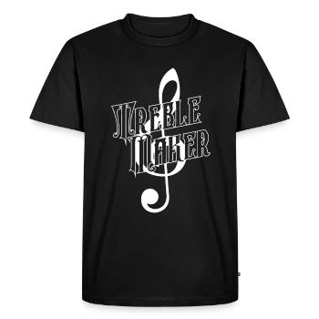 Treble Maker - Klavierspieler Pianiste - T-shirt Premium bio Homme - noir - Devant - Nico (187cm)