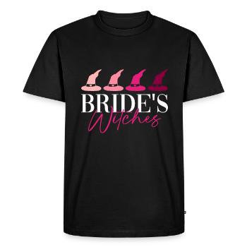 Brauthexen - Bachelorette Party Bride Squad - Men's Premium Organic T-Shirt - black - Front - Nico (187cm)
