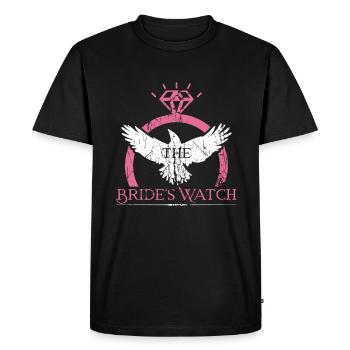 Brides Watch Hen Party Bride JGA - T-shirt Premium bio Homme - noir - Devant - Nico (187cm)