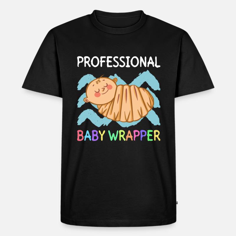 Kinder Krankenschwester Säugling Pädiatrie - Männer Premium Bio T-Shirt - Schwarz