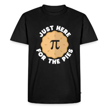 Drôle de professeur de mathématiques pour Pi Day Math Geek - T-shirt Premium bio Homme - noir - Devant - Nico (187cm)