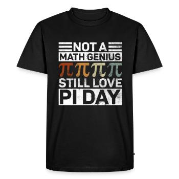 Drôle de professeur de mathématiques pour Pi Day Math Geek - T-shirt Premium bio Homme - noir - Devant - Nico (187cm)