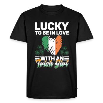 Irlande Irlandais drôle de dicton de la Saint-Patrick - T-shirt Premium bio Homme - noir - Devant - Nico (187cm)