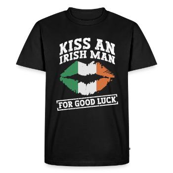 Irlande Irlandais drôle de dicton de la Saint-Patrick - T-shirt Premium bio Homme - noir - Devant - Nico (187cm)