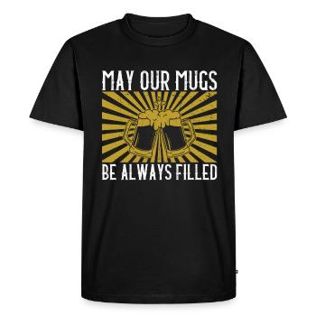 Beer Day Beer Day Beer lovers Beer drinkers - Men's Premium Organic T-Shirt - black - Front - Nico (187cm)