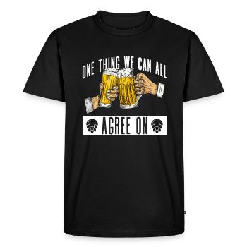 Beer Day Beer Day Beer lovers Beer drinkers - Men's Premium Organic T-Shirt - black - Front - Nico (187cm)