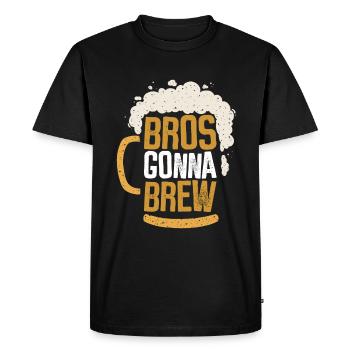 Beer Day Beer Day Beer lovers Beer drinkers - Men's Premium Organic T-Shirt - black - Front - Nico (187cm)
