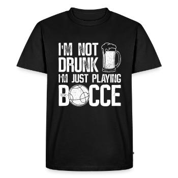 Boccia Ball Player Bocce Ball Beer - Men's Premium Organic T-Shirt - black - Front - Nico (187cm)