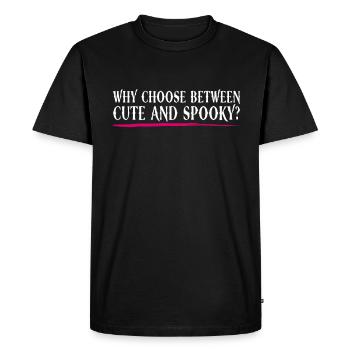 Cute and scary? - Bubble Goth Perky Goth - Men's Premium Organic T-Shirt - black - Front - Nico (187cm)