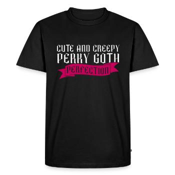 Cute and scary Perky Goth Perfection Goth - Men's Premium Organic T-Shirt - black - Front - Nico (187cm)