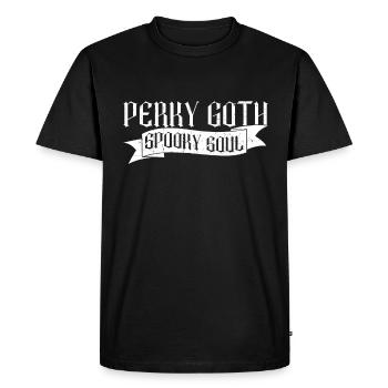 Perky Goth - Spooky Soul - Bubble Goth Perky Goth - Men's Premium Organic T-Shirt - black - Front - Nico (187cm)
