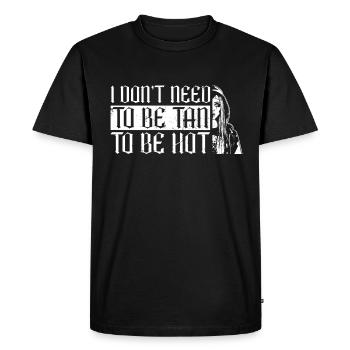 Je n’ai pas besoin d’être brun - Goth Moontan Gothic - T-shirt Premium bio Homme - noir - Devant - Nico (187cm)