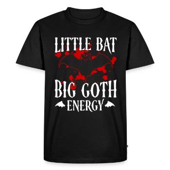 Baby Bat Gothic Goth Grufti Saying - Men's Premium Organic T-Shirt - black - Front - Nico (187cm)