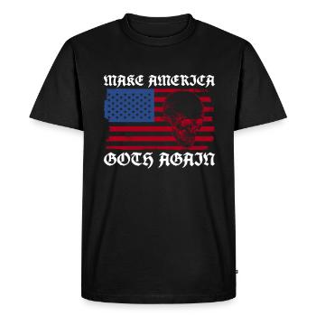 Make America Gothic Again - Gothic - T-shirt Premium bio Homme - noir - Devant - Nico (187cm)