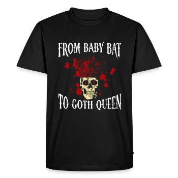From Baby Bat to Goth Queen Gothic - Men's Premium Organic T-Shirt - black - Front - Nico (187cm)