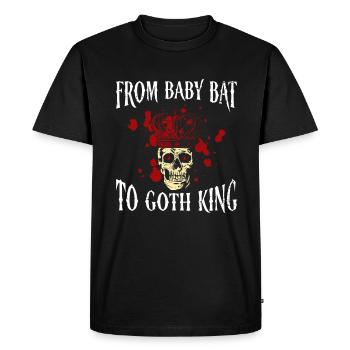 From Baby Bat to Goth Queen Gothic - Men's Premium Organic T-Shirt - black - Front - Nico (187cm)