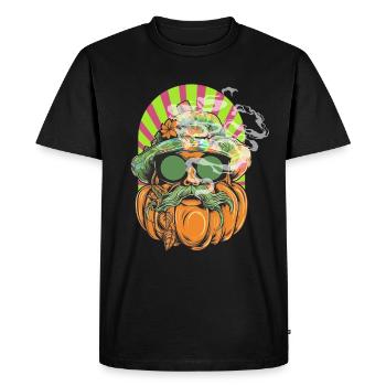 Hippie Trip Weed Cannabis Fumer - T-shirt Premium bio Homme - noir - Devant - Nico (187cm)