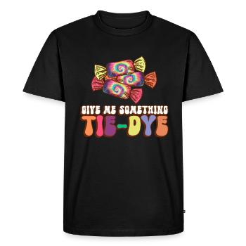 Donnez-moi quelque chose à colorier - Hippie Halloween - T-shirt Premium bio Homme - noir - Devant - Nico (187cm)