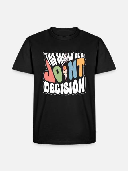 Décision conjointe - Costume hippie - T-shirt Premium bio Homme - noir