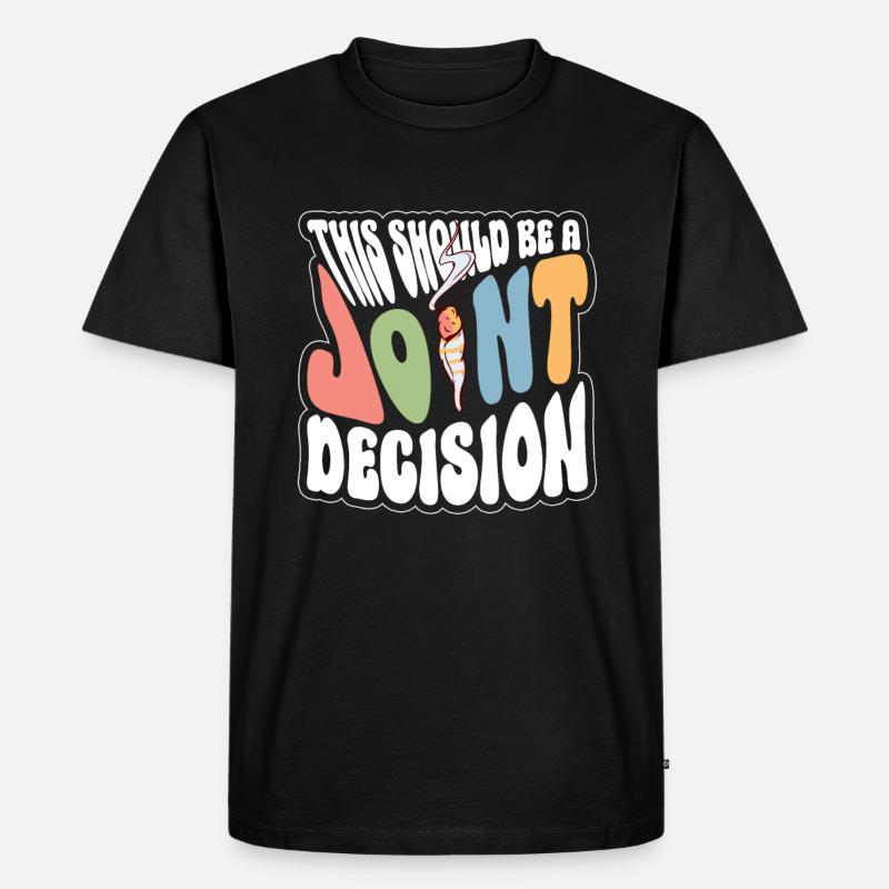 Décision conjointe - Costume hippie - T-shirt Premium bio Homme - noir