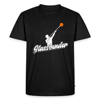 Glasbender - souffleurs de verre - T-shirt Premium bio Homme - noir - Devant - Nico (187cm)