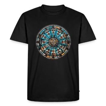 Vitrail - Vitrail Artiste - T-shirt Premium bio Homme - noir - Devant - Nico (187cm)