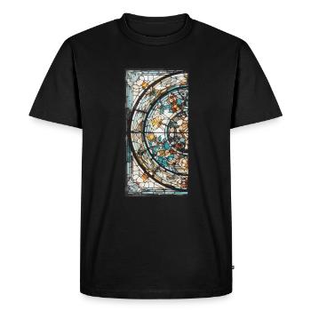 Vitrail - Vitrail Artiste - T-shirt Premium bio Homme - noir - Devant - Nico (187cm)