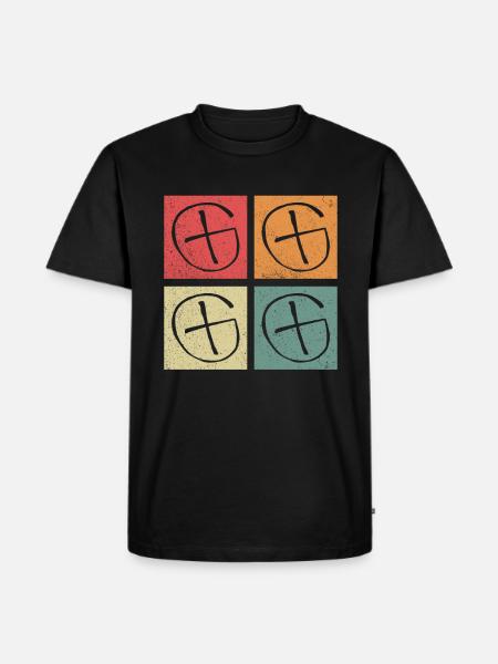 X-Symbol - Geocaching Geocacher - Men's Premium Organic T-Shirt - black