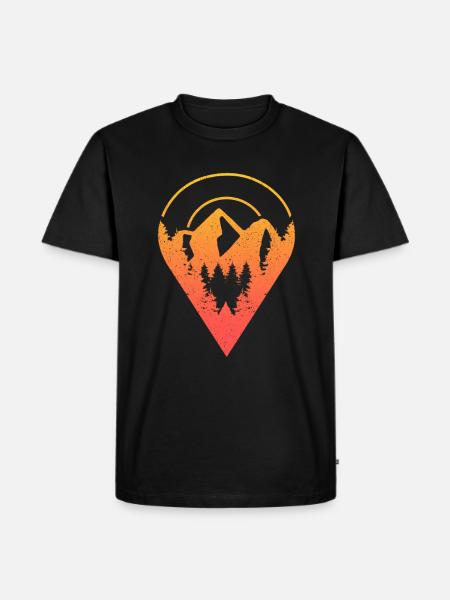 Geocaching Destination - Geocaching Geocacher - T-shirt Premium bio Homme - noir