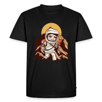 Géocachette de momie - Geocaching Geocacher - T-shirt Premium bio Homme - noir - Devant - Nico (187cm)