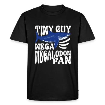 Tiny Guy - Mega Megalodon Fan - Megalodon Boys - T-shirt Premium bio Homme - noir - Devant - Nico (187cm)