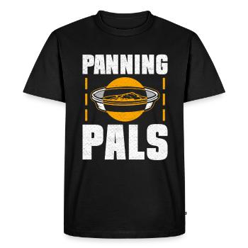 Panning Pals - Gold Panning Gold Prospecting Group - Men's Premium Organic T-Shirt - black - Front - Nico (187cm)