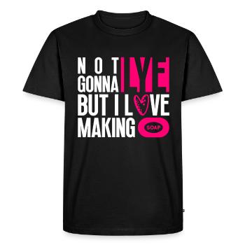 soap soap making soap maker soap boiler - Men's Premium Organic T-Shirt - black - Front - Nico (187cm)
