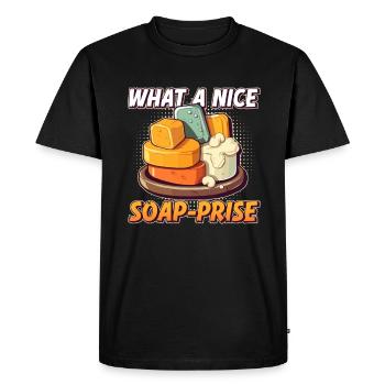 soap soap making soap maker soap boiler - Men's Premium Organic T-Shirt - black - Front - Nico (187cm)