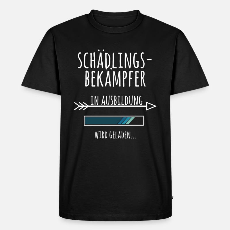 Schädlingsbekämpfer Ausbildung Geschenk Schädlinge - Männer Premium Bio T-Shirt - Schwarz