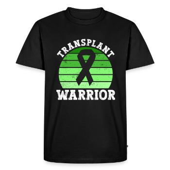 Organ Donor Organ Transplant Organ Donation - Men's Premium Organic T-Shirt - black - Front - Nico (187cm)