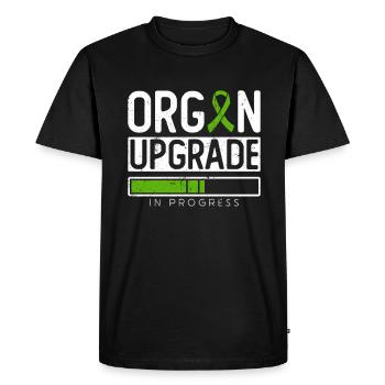 Organ Donor Organ Transplant Organ Donation - Men's Premium Organic T-Shirt - black - Front - Nico (187cm)