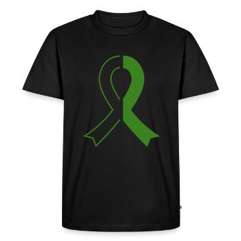 Organ Donor Organ Transplant Organ Donation - Men's Premium Organic T-Shirt - black - Front - Nico (187cm)