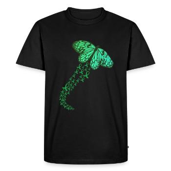 Organ Donor Organ Transplant Organ Donation - Men's Premium Organic T-Shirt - black - Front - Nico (187cm)