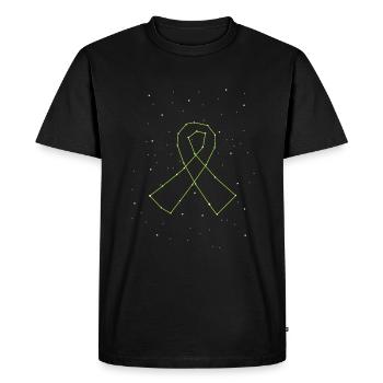 Organ Donor Organ Transplant Organ Donation - Men's Premium Organic T-Shirt - black - Front - Nico (187cm)