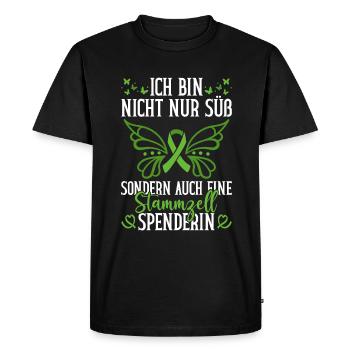 Cellules souches Thérapie par cellules souches Don de cellules souches - T-shirt Premium bio Homme - noir - Devant - Nico (187cm)
